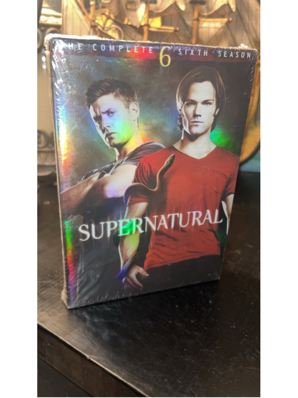 Unisex Unbranded Supernatural Season 6 DVD One Size Black Red